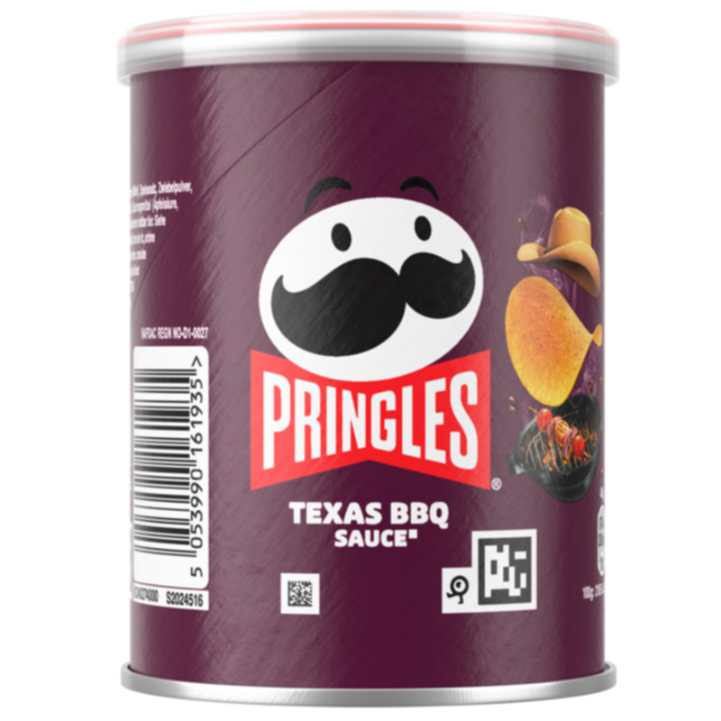 Pringles BBQ 40 g Chips rauchig würziger Snack für unterwegs